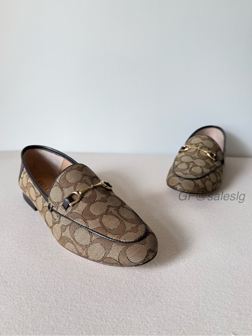 NWT Coach Haley Loafer Brown Tan Size 7.5